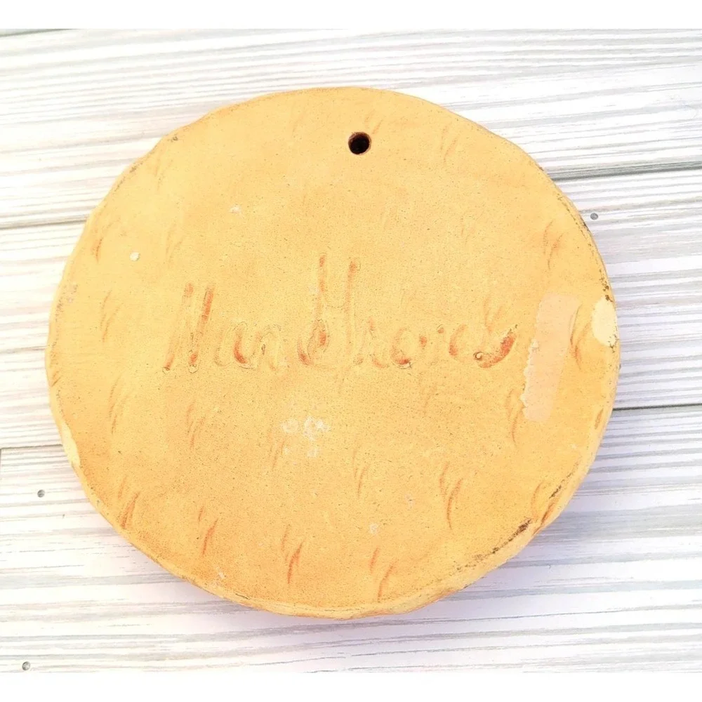 Handmade vintage plaque